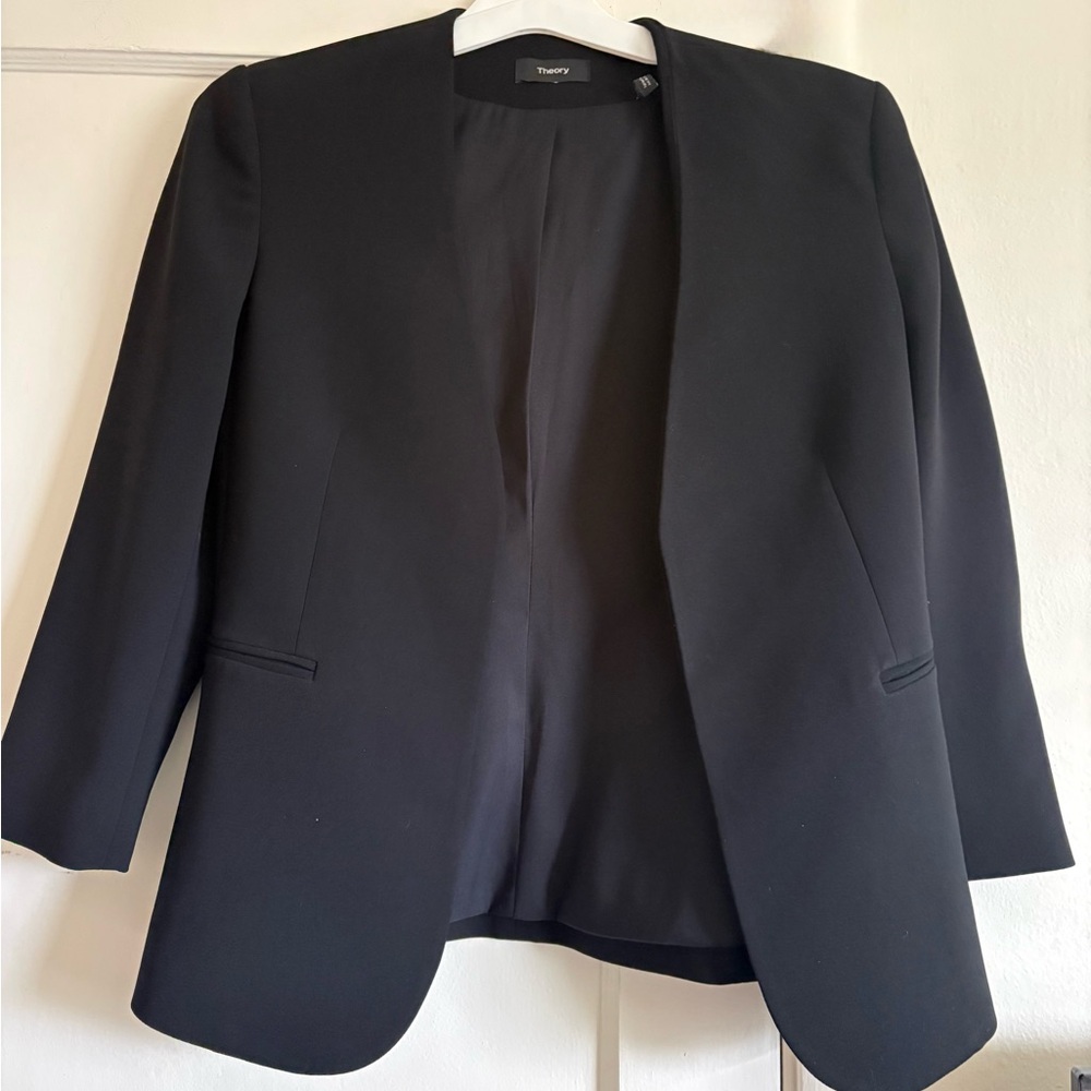Theory Women's Classic Black Suit Jacket